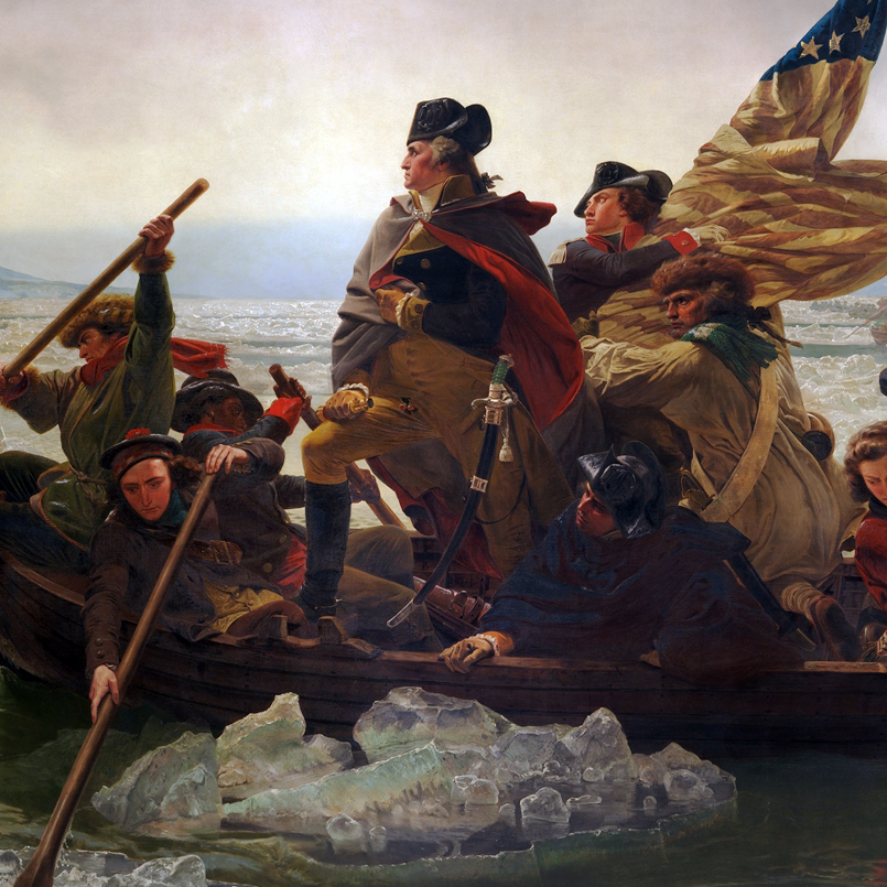 Washington crossing Emanuel Leutze’s